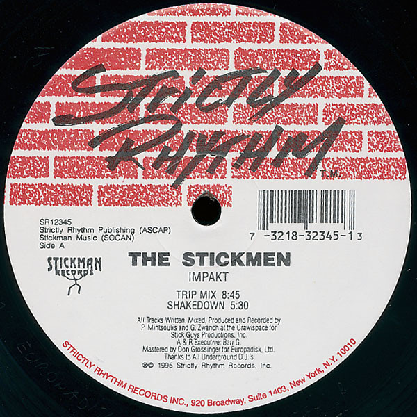 The Stickmen - Tweek In / Impakt | Strictly Rhythm (SR12345) - main