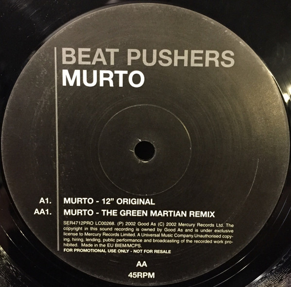 Beat Pusher - Murto | Serious Records (SER04712PRO) - main