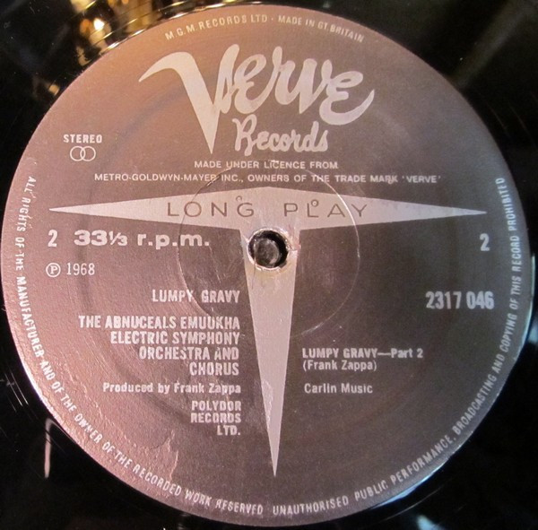 Frank Zappa - Lumpy Gravy | Verve Records (2317 046) - 4