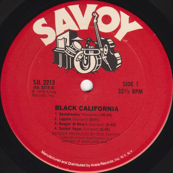 Sonny Criss , Slim Gaillard , Roy Porter Big Band With Eric Dolphy , Helen Humes , Harold Land , Hampton Hawes , Art Pepper - Black California (The Savoy Sessions) | Savoy Records (SJL 2215) - 2 Sonny Criss , Slim Gaillard , Roy Porter Big Band With Eric Dolphy , Helen Humes , Harold Land , Hampton Hawes , Art Pepper - Black California (The Savoy Sessions) | Savoy Records (SJL 2215) - 2