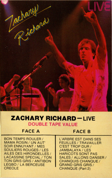 Zachary Richard - LIVE [Cassette] | CBS (GFST 90623) - main