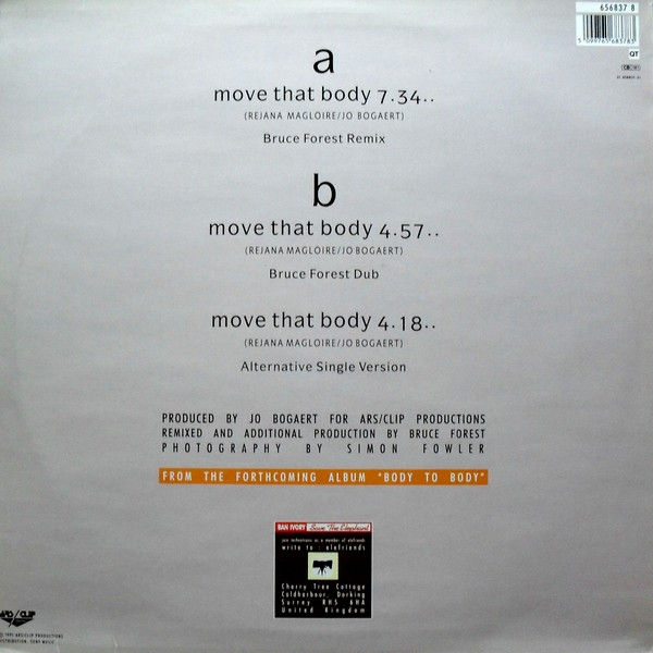 Technotronic Featuring Reggie - Move That Body (The Bruce Forest Remix) | ARS/Clip Records (656837-8) - 2 Technotronic Featuring Reggie - Move That Body (The Bruce Forest Remix) | ARS/Clip Records (656837-8) - 2
