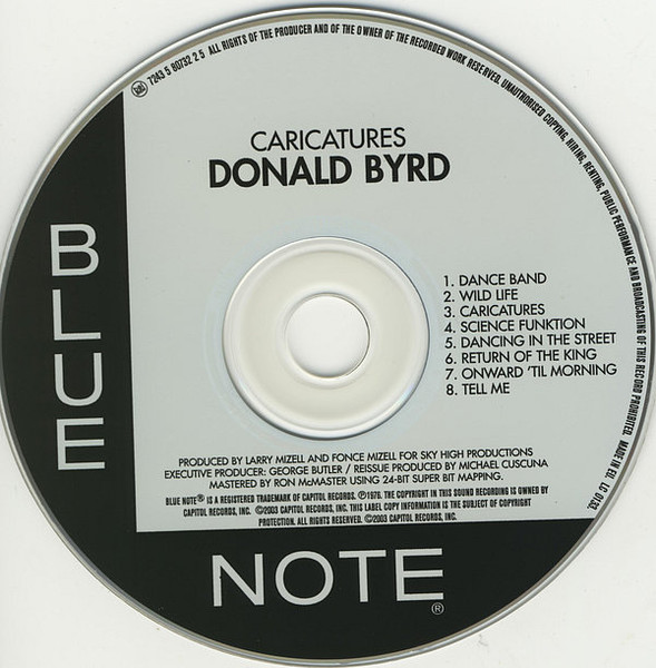Donald Byrd - Caricatures | Blue Note (7243 5 80732 2 5) - 3