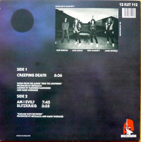 Metallica - Creeping Death | Music For Nations (12 KUT 112) - 2