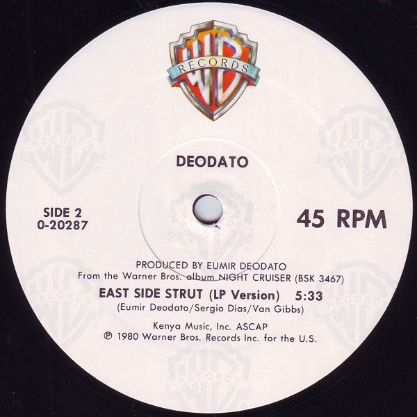 Deodato - S.O.S. Fire In The Sky | Warner Bros. Records (0-20287) - 4