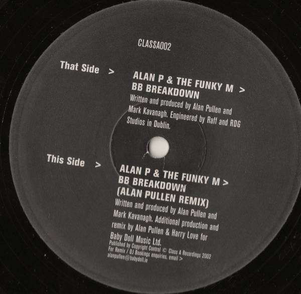 Alan Pullen & The Funky M - BB Breakdown | Class A Recordings (CLASSA002) - 3