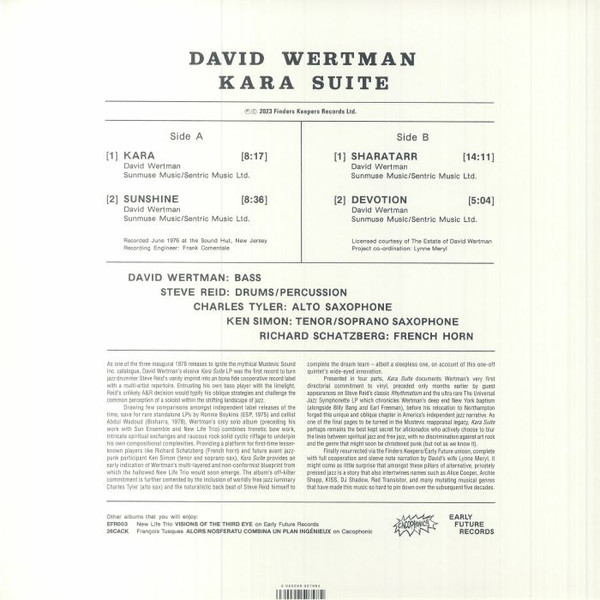 David Wertman - Kara Suite | Cacophonic (29CACK) - 2