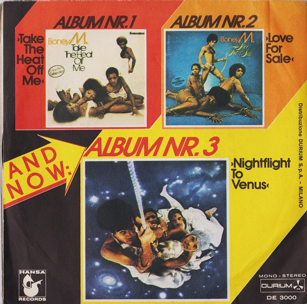 Boney M. - Rivers Of Babylon / Brown Girl In The Ring | Durium (DE 3000) - 2