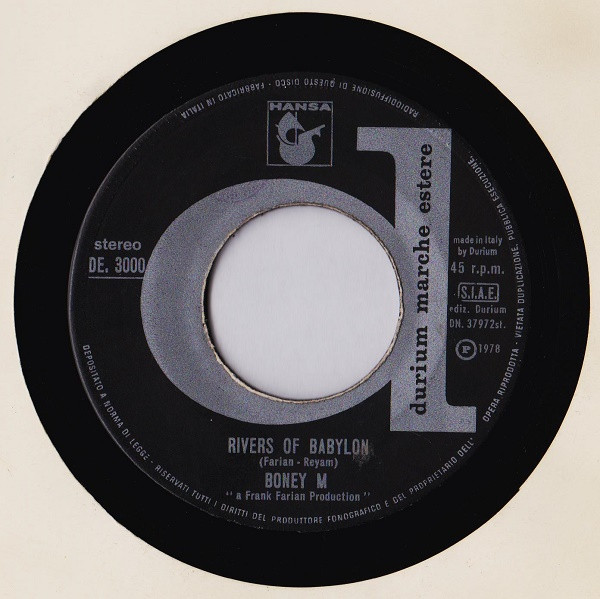 Boney M. - Rivers Of Babylon / Brown Girl In The Ring | Durium (DE 3000) - 3