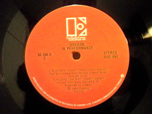 Oregon - In Performance | Elektra (9E-304) - 3 Oregon - In Performance | Elektra (9E-304) - 3