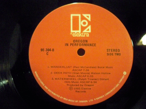 Oregon - In Performance | Elektra (9E-304) - 4 Oregon - In Performance | Elektra (9E-304) - 4