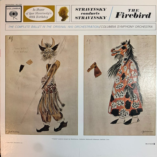 Igor Stravinsky - Columbia Symphony Orchestra - The Firebird | Columbia Masterworks (ML 5728) - 2