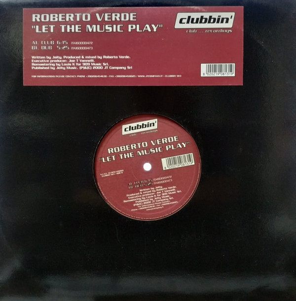 Roberto Verde - Let The Music Play | Clubbin' Records (CLUBBIN 013)