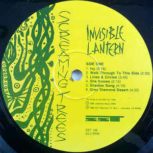 Screaming Trees - Invisible Lantern | SST Records (SST 188) - 3