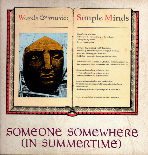 Simple Minds - Someone Somewhere (In Summertime) | Virgin (80227)