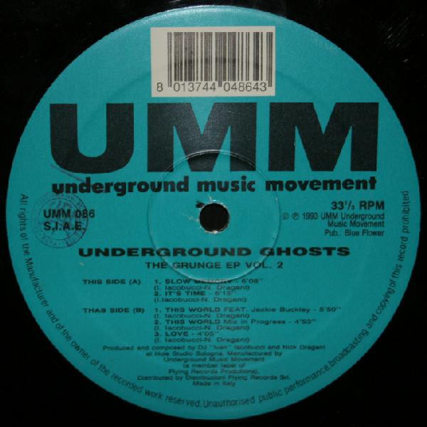 Underground Ghosts - The Grunge EP Vol. 2 | UMM (UMM 086)