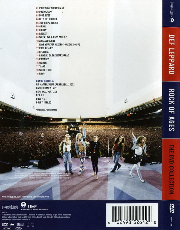Def Leppard - Rock Of Ages (The DVD Collection) | Bludgeon Riffola (B000547309)