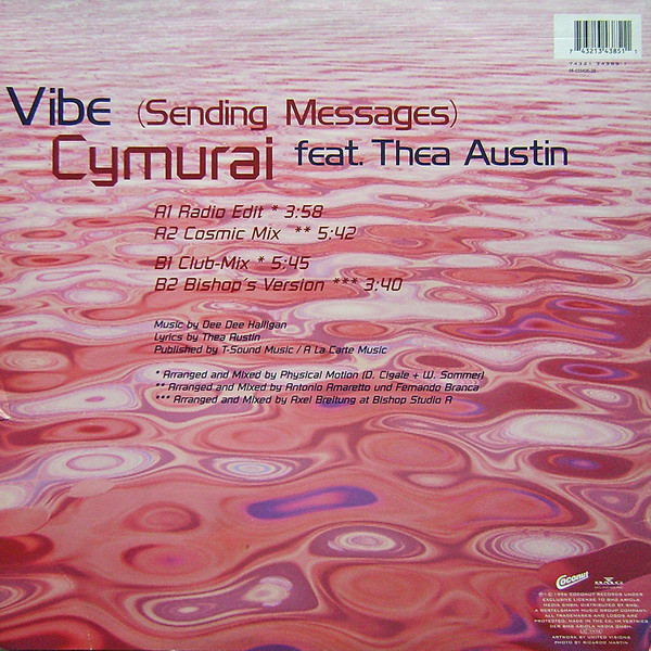 Cymurai Feat. Thea Austin - Vibe (Sending Messages) | Coconut (74321 34385 1) - main Cymurai Feat. Thea Austin - Vibe (Sending Messages) | Coconut (74321 34385 1) - main