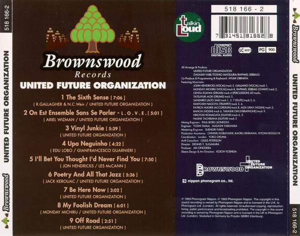 United Future Organization - United Future Organization | Talkin' Loud (518 166-2) - 2