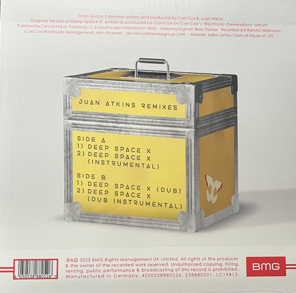 Carl Cox - Deep Space X (Juan Atkins Remixes) | BMG (538880521) - 2