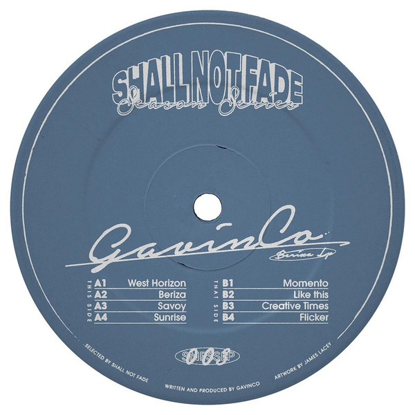 Gavinco - Beriza | Shall Not Fade (SNFSSLP003) - main Gavinco - Beriza | Shall Not Fade (SNFSSLP003) - main