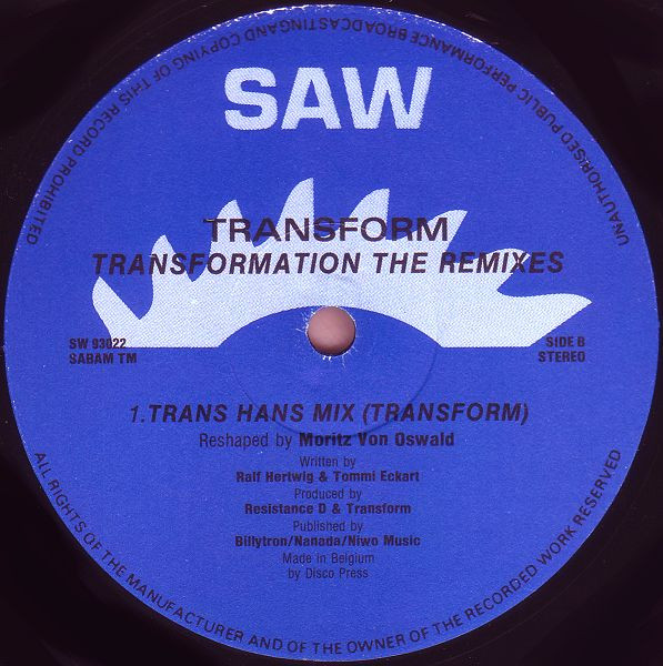 Transform - Transformation (The Remixes) | See Saw (SW 93022) - 3 Transform - Transformation (The Remixes) | See Saw (SW 93022) - 3