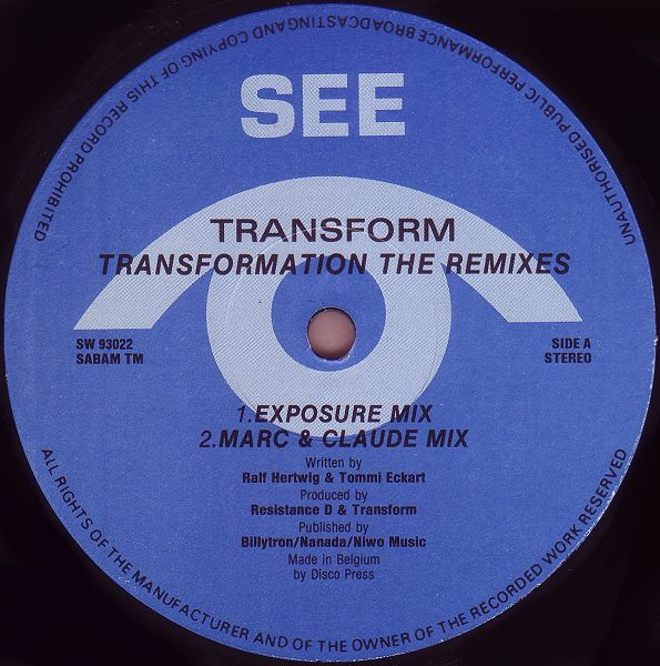 Transform - Transformation (The Remixes) | See Saw (SW 93022) - main Transform - Transformation (The Remixes) | See Saw (SW 93022) - main