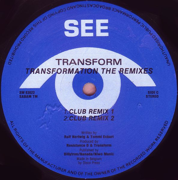 Transform - Transformation (The Remixes) | See Saw (SW 93022) - 2 Transform - Transformation (The Remixes) | See Saw (SW 93022) - 2