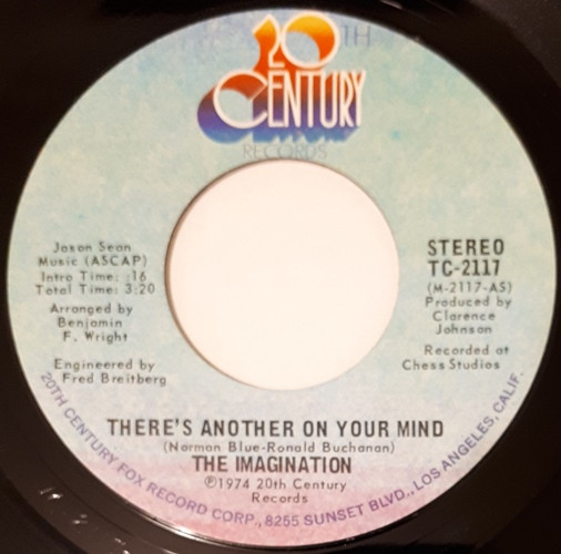 The Imaginations - There's Another On Your Mind / Love Diet | 20th Century Records (TC-2117) - main