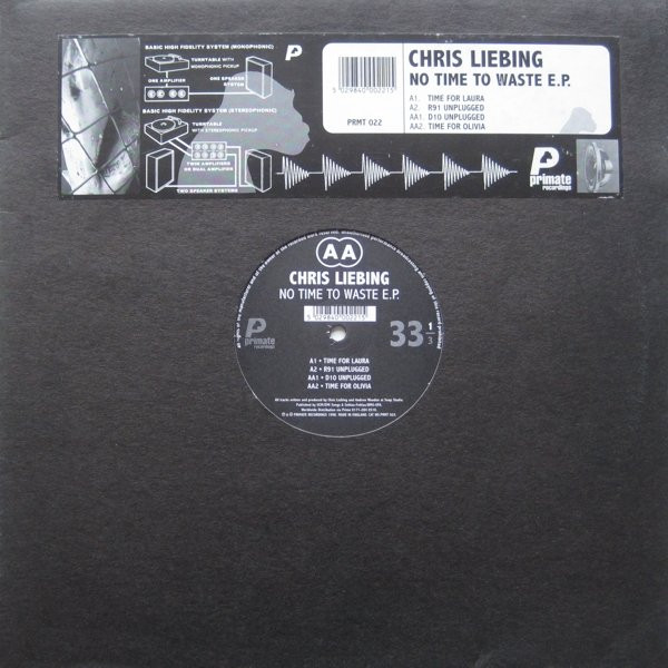 Chris Liebing - No Time To Waste E.P. | Primate Recordings (PRMT 022) - main Chris Liebing - No Time To Waste E.P. | Primate Recordings (PRMT 022) - main