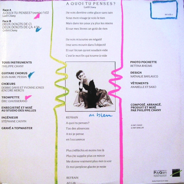 Caroline Loeb - A Quoi Tu Penses? | Barclay (885 836-1) - 2