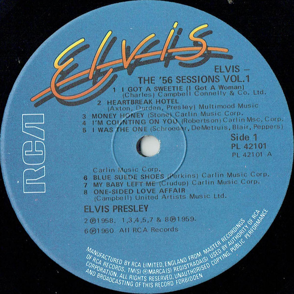 Elvis Presley - The '56 Sessions Volume 1 | RCA (PL 42101) - 3 Elvis Presley - The '56 Sessions Volume 1 | RCA (PL 42101) - 3