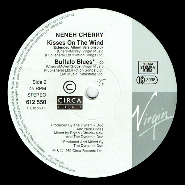 Neneh Cherry - Kisses On The Wind | Circa (612 550-213) - 4 Neneh Cherry - Kisses On The Wind | Circa (612 550-213) - 4