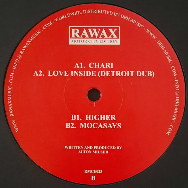Alton Miller - Love Inside | Rawax (RMCE023) - 2