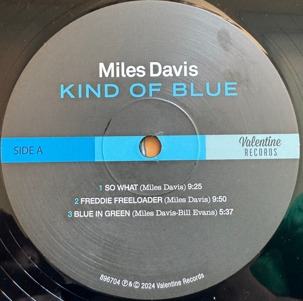 Miles Davis - Kind Of Blue | Valentine Records (896704) - 3