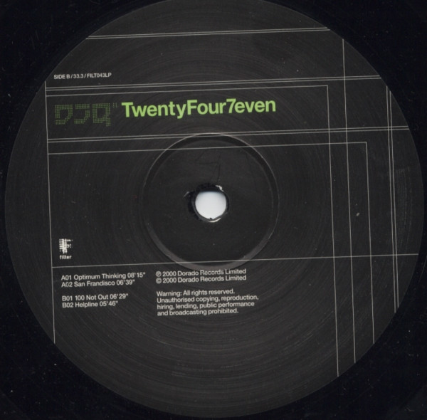 DJ Q - Twentyfour7even | Filter (FILT043LP) - 4