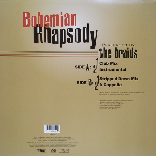 The Braids - Bohemian Rhapsody | Big Beat (0-95640) The Braids - Bohemian Rhapsody | Big Beat (0-95640)