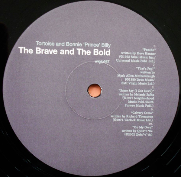 Tortoise & Bonnie "Prince" Billy - The Brave And The Bold | Domino (WIGLP167) - 4