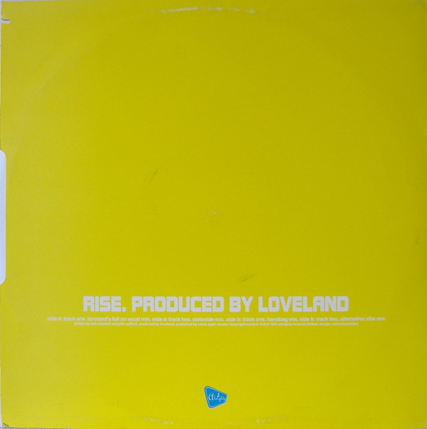 Hannah Jones - Rise | Almighty Records (12 almy 63) - main