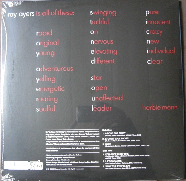 Roy Ayers - Stoned Soul Picnic | Nature Sounds (NSD-817)