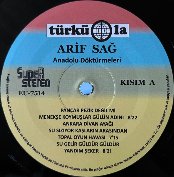 Arif Sağ - Anadolu Döktürmeleri | Türküola (7514) - 3