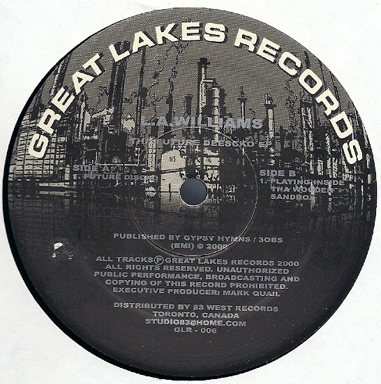 L.A. Williams - Tha Future Deescko EP | Great Lakes Records (GLR - 006)