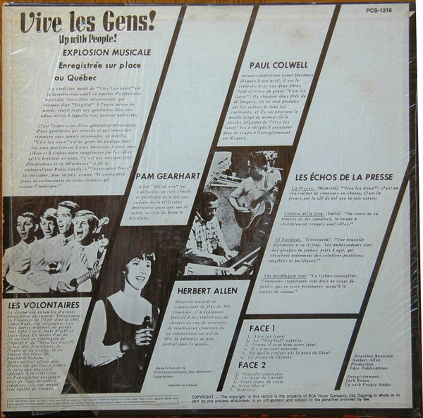 Up With People - Vive Les Gens! | RCA Victor (PCS-1216) - 2