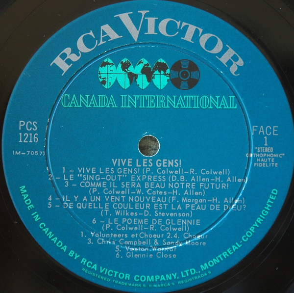 Up With People - Vive Les Gens! | RCA Victor (PCS-1216) - 3