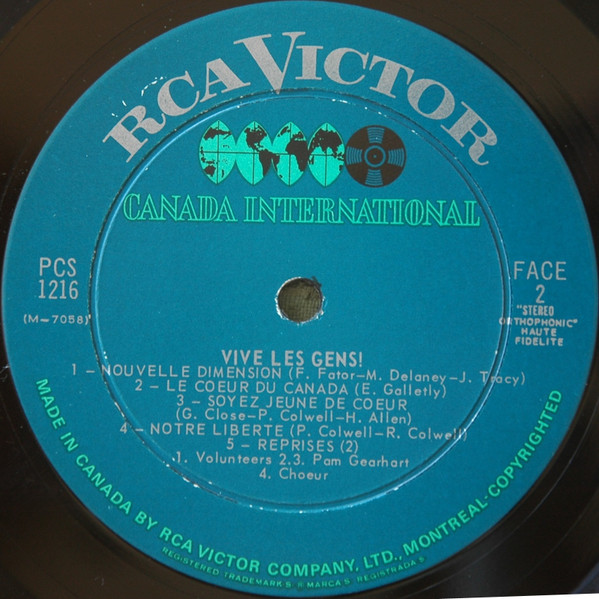 Up With People - Vive Les Gens! | RCA Victor (PCS-1216) - 4