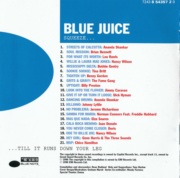 Various - Blue Juice | Blue Note (CDP 8543572) - 2