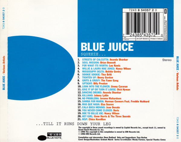 Various - Blue Juice | Blue Note (CDP 8543572) - 4
