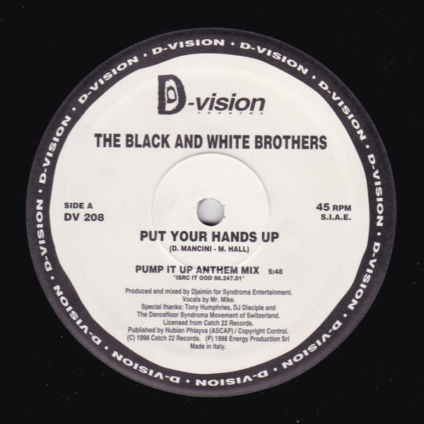 Black & White Brothers - Put Your Hands Up | D:vision Records (DV 208) - 3