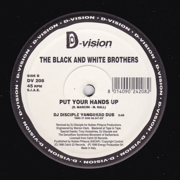 Black & White Brothers - Put Your Hands Up | D:vision Records (DV 208) - 4