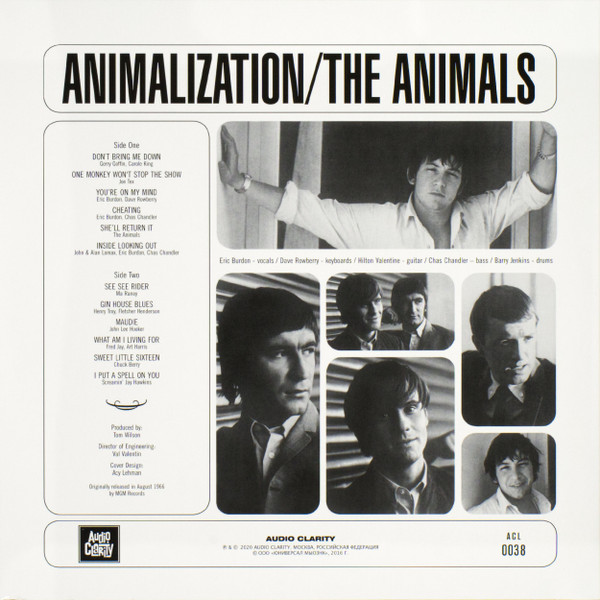 The Animals - Animalization | Audio Clarity (ACL0038) - 2